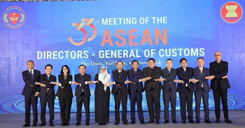 The 33rd Meeting of the ASEAN Customs Directors-General held in Phu Quoc city, Kien Giang province.  Photo: General Department of Customs.