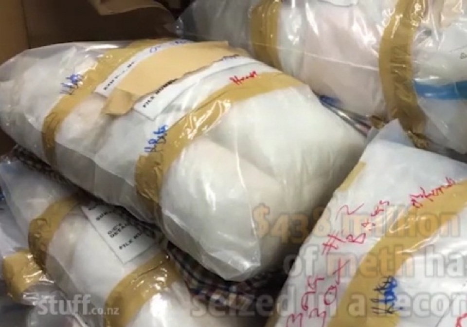 Police seize $438 million of meth